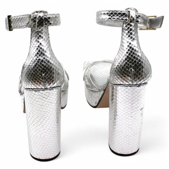 Good American Womens Ankle Strap Open Toe Platform Sandals - Picture 8 of 8